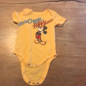 Mickey Mouse ‘choose happy’ onesie